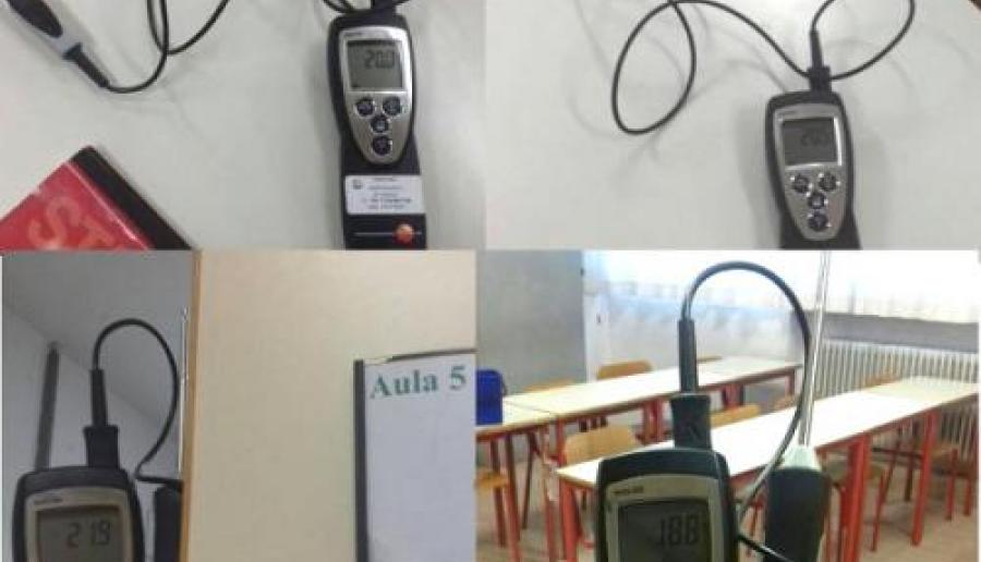 rilievo delle temperature al Distretto scolastico di Mirano rilievo delle temperature al Distretto scolastico di Mirano