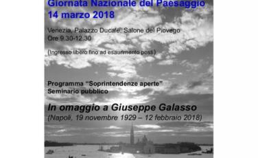 Seminario dedicato a Giuseppe Galasso
