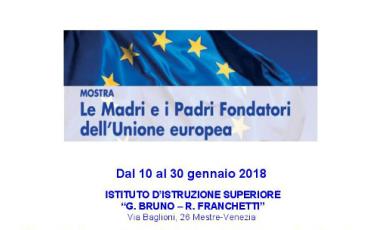 mostra Madri e Padri Fondatori dell'Unione europea al Bruno Franchetti