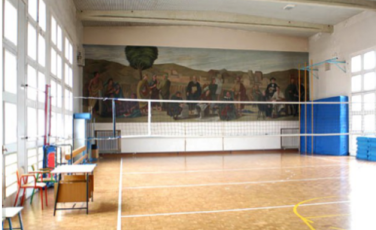 La palestra del Liceo classico Franchetti