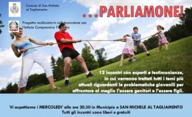 Parliamone ciclo di incontri a San Michele al Tagliamento