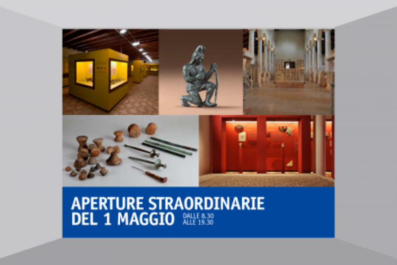 Primo maggio ai musei archeologici del Veneto Primo maggio ai musei archeologici del Veneto