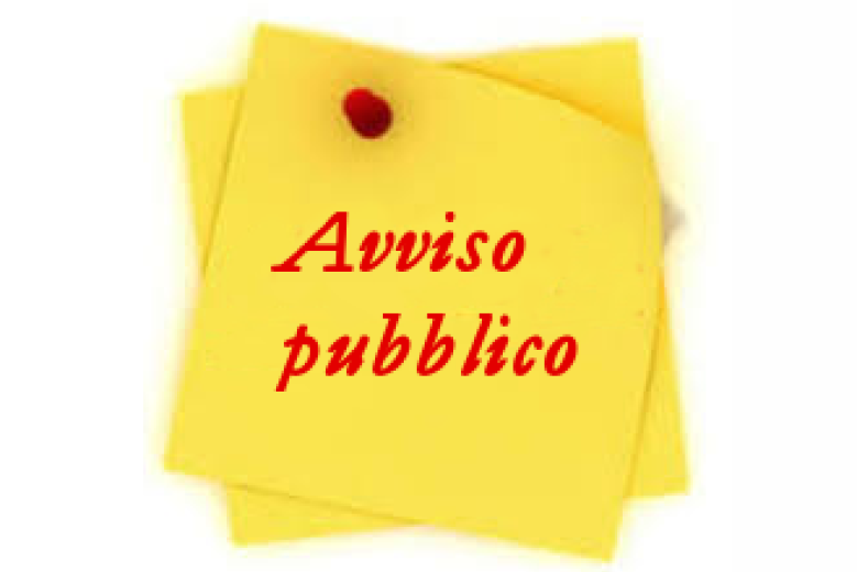 Avviso pubblico all'albo pretorio