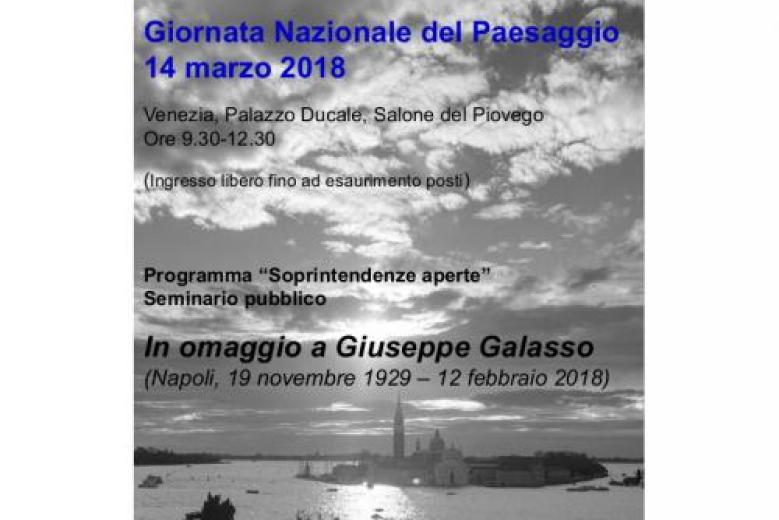 Seminario dedicato a Giuseppe Galasso