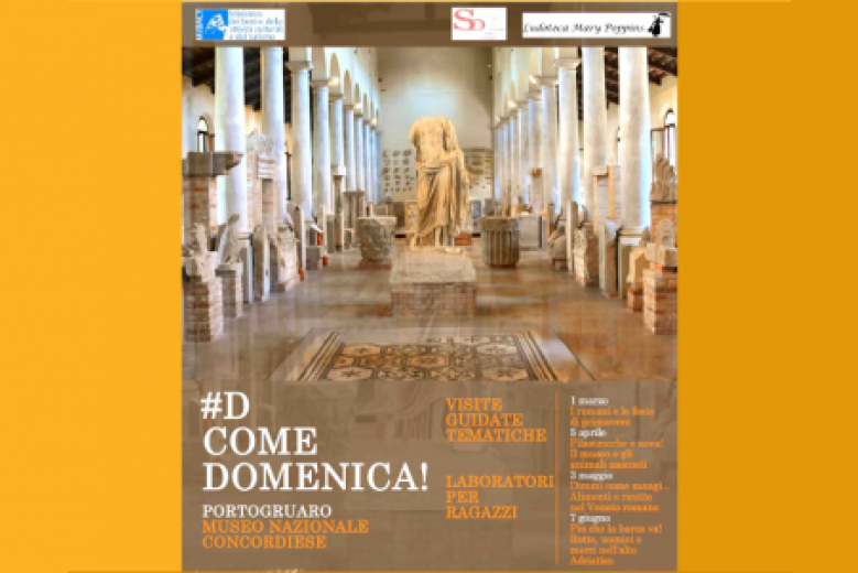 Visite guidate tematiche al Museo nazionale concordiese di Portogruaro Visite guidate tematiche al Museo nazionale concordiese di Portogruaro