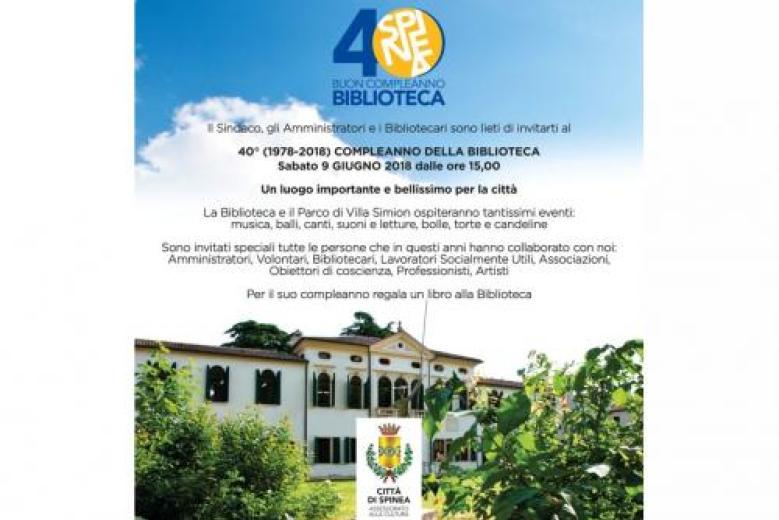 40 anni della Biblioteca di Spinea