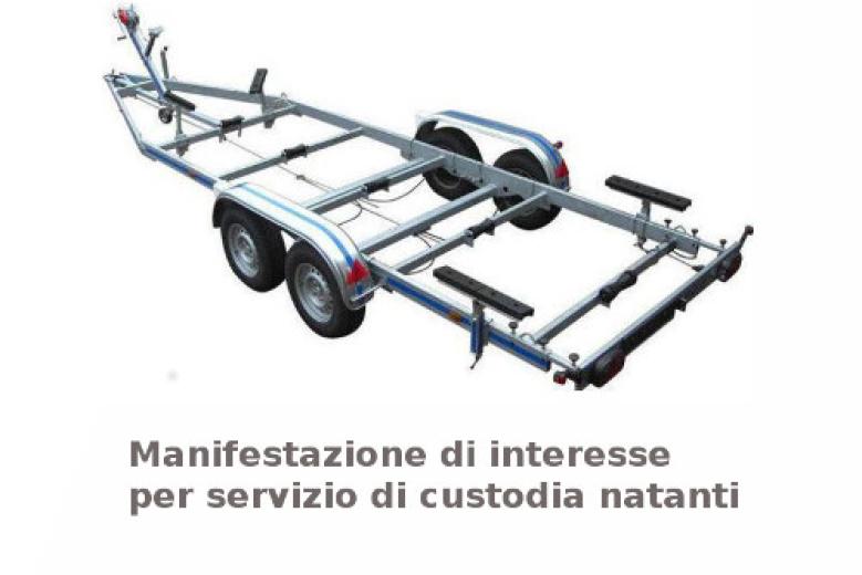 Manifestazione di interesse per custodia natanti Manifestazione di interesse per custodia natanti