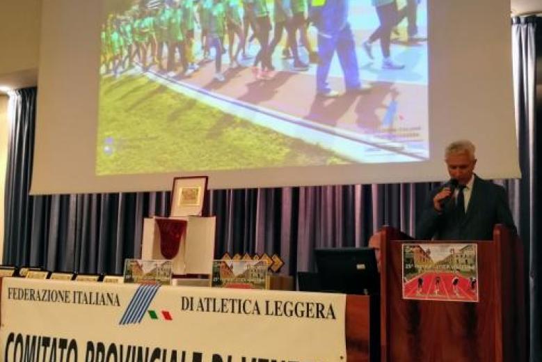 Consigliere Centenaro porta i saluti del Sindaco Brugnaro alla 23ª Festa Atletica Veneziana