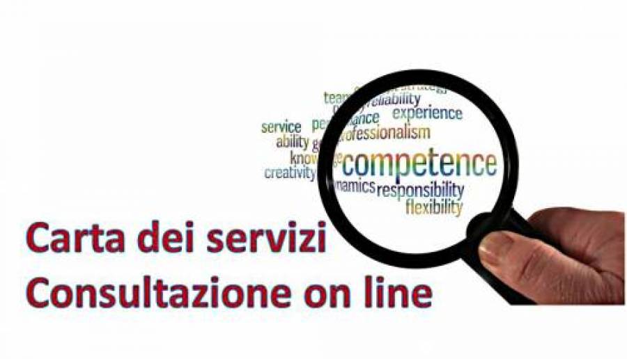 carta dei servizi 2021 consultazione on line