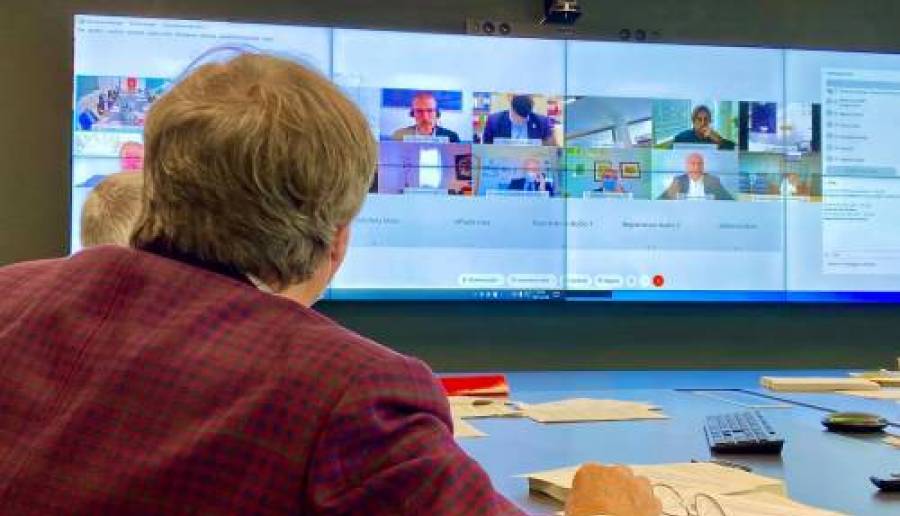seduta in videoconferenza consiglio metropolitano